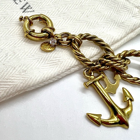 J. Crew Nautical Gold Chain Bracelet - Picture 4 of 7